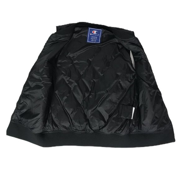 Champion Mens Quilted Bodywarmer Gilet Jacket Size Medium Black Padded Vest - Picture 5 of 10